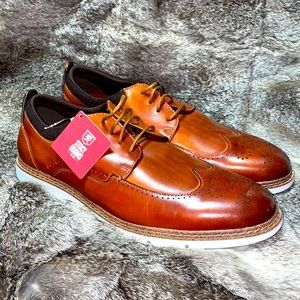 Stacy Adams Synergy Wingtip Oxford Size 11 Leather Men’s Dress Shoe